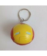 Marvel Universe Avengers Iron Man Rubber Ball Collectible Keychain - $4.90