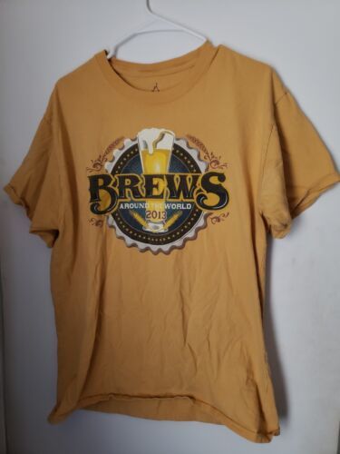 Primary image for Disney Parks Epcot 2013 Food & Wine Festival Brews Around the World Shirt. L