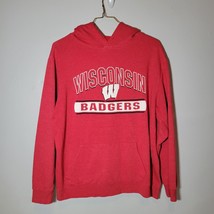 Wisconsin Badgers Hoodie Sweatshirt Mens XL Colosseum Athletics Red - £12.95 GBP