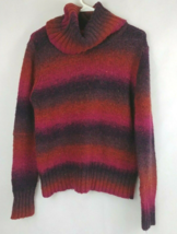 St. John&#39;s Bay Women&#39;s Multicolor Turtleneck Sweater Size Large - $16.48