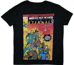 Marvel Studios The Eternals Immortals Walk the Earth Women Graphic T-Shi... - £10.11 GBP