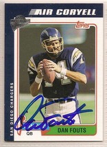 Dan Fouts signed autographed Football card Chargers HOF - £15.03 GBP