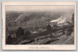 Pottsville PA Eastern Steel Company Mills c1905 Postcard F28 - £7.04 GBP