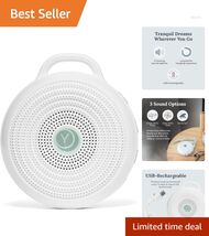 Lightweight Rohm White Noise Machine - 24 Hour Rechargeable Sleep Aid De... - $44.50