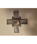 VINTAGE Signed HAR Maltese Cross Silver Tone Brooch Pin Statement Large - $24.18