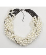 2019 New fashion Z bib collar necklace chunky luxury choker simulated pe... - $33.97 CAD