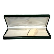 Monteverde Empty Green Pen Case Hard Sided Satin Lined Gift  Storage 7” ... - $18.69