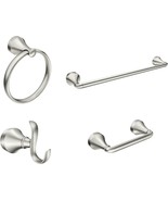 Wellton Bath Accessory Collection, Brushed Nickel, Moen Y1394Bn. - £47.84 GBP