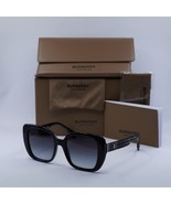BURBERRY BE4371 30018G Shiny Black/Gray Gradient 52-20-140 Sunglasses Ne... - $2,558.29 MXN