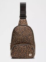 LULULEMON EVERYWHERE SLING BAG SMALL 2L~LEOPARDO SHIFT DESERT KHAKI MULT... - $108.85