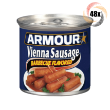 48x Cans Armour Star Barbecue Flavored Vienna Sausages | 4.6oz | Fast Sh... - $76.86