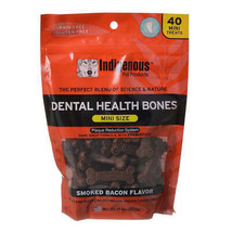 Indigenous Dental Health Mini Bones Smoked Bacon Flavor Dental Chews for... - £28.20 GBP+
