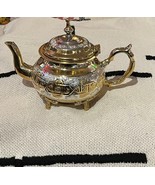 Moroccan gold teapot - Moroccan brass teapot- Moroccan silver brass Teapot - $2,578.69 MXN