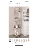 360°Swivel Jewelry Organizer Stand White New Open Box Item - €50,87 EUR