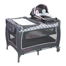 Baby Playard Pack Play Portable Crib Travel Playpen Bassinet Changing Station - £96.63 GBP