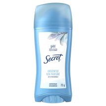 Secret Anti-Perspirant Deodorant Invisible Solid Unscented 2.60 oz (Pack of 4) - $20.78