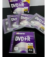 Memorex DVD+R 5 Pack, 4.7 GB 120 Minute Video 4X - £6.02 GBP