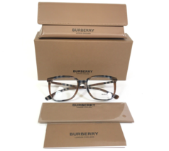 Burberry Eyeglasses Frames B 2367 3966 Black Brown Square Nova Check 52-17-140 - £88.48 GBP