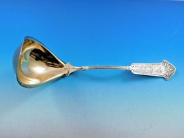 Arabesque by Goerge Sharp Sterling Silver Oyster Ladle Gold Washed 10" Server - £1,180.42 GBP