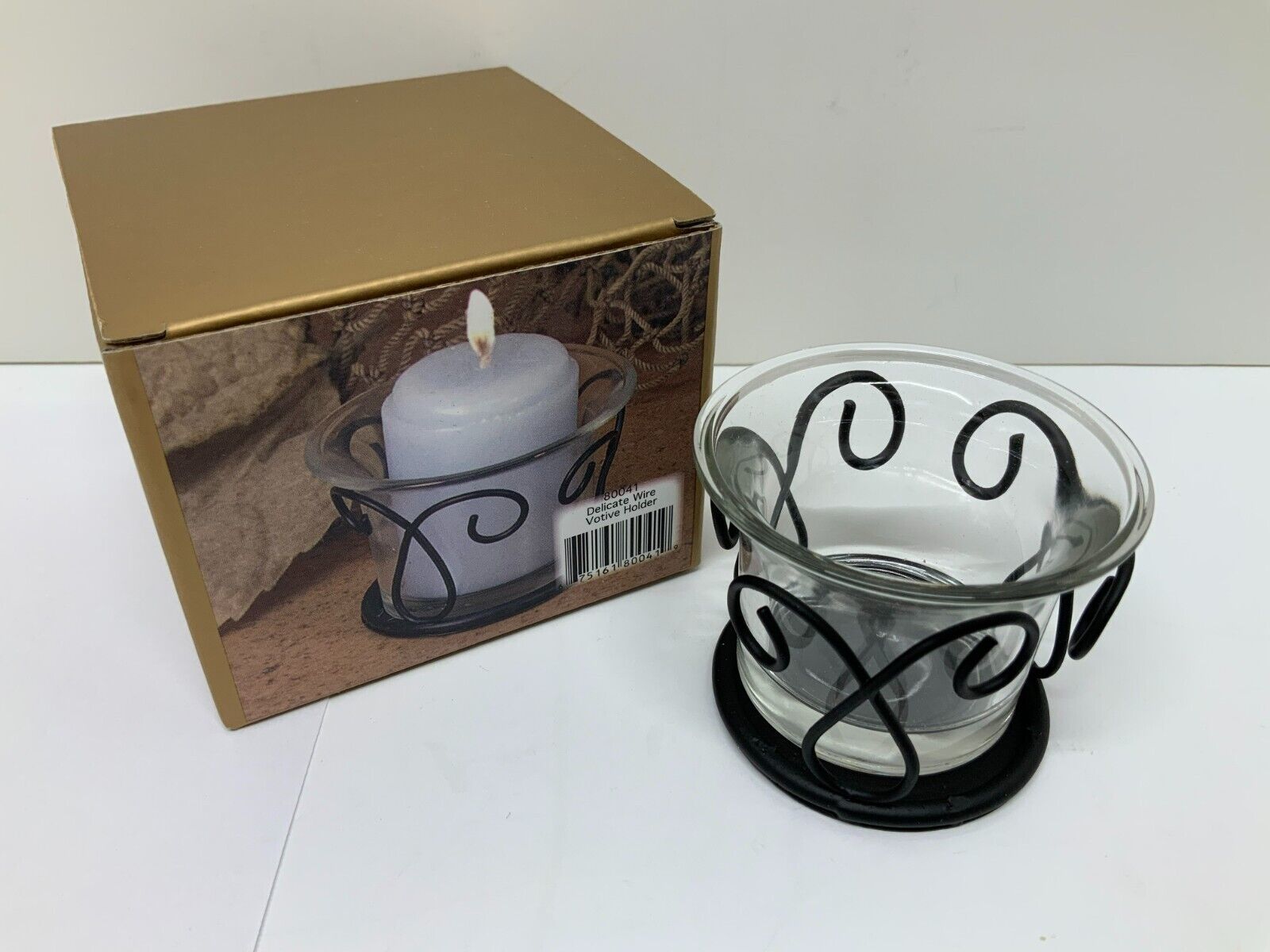 Discontinued - Gold Canyon - Delicate Wire Votive Holder – RARE – New (80041) - $7.91