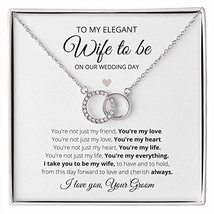 To my ELEGANT wife to be on our wedding day - £59.49 GBP