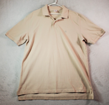 Brooks Brothers Polo Shirt Mens Size XL Tan 100% Cotton Short Sleeve Slit Collar - £13.83 GBP