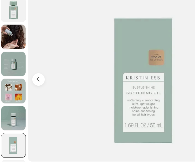 Kristin Ess Soften Lightweight Hair Oil Treat Moist Shiny Hair 1.69 floz - $19.77