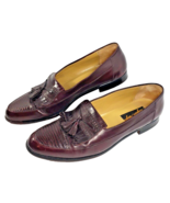 MIGUEL ANGEL, MADE IN SPAIN,  MENS 11.5 B, BROWN GEN LIZARD LOAFER SHOES... - $29.99