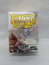 **EMPTY BOX** Dragon Shield Clear Matte Non Glare Collectible Empty Box - £5.35 GBP