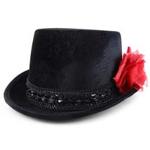 Trendy Apparel Shop Halloween Dia de Los Muertos Themed Costume Top Hat - Small  - £23.96 GBP
