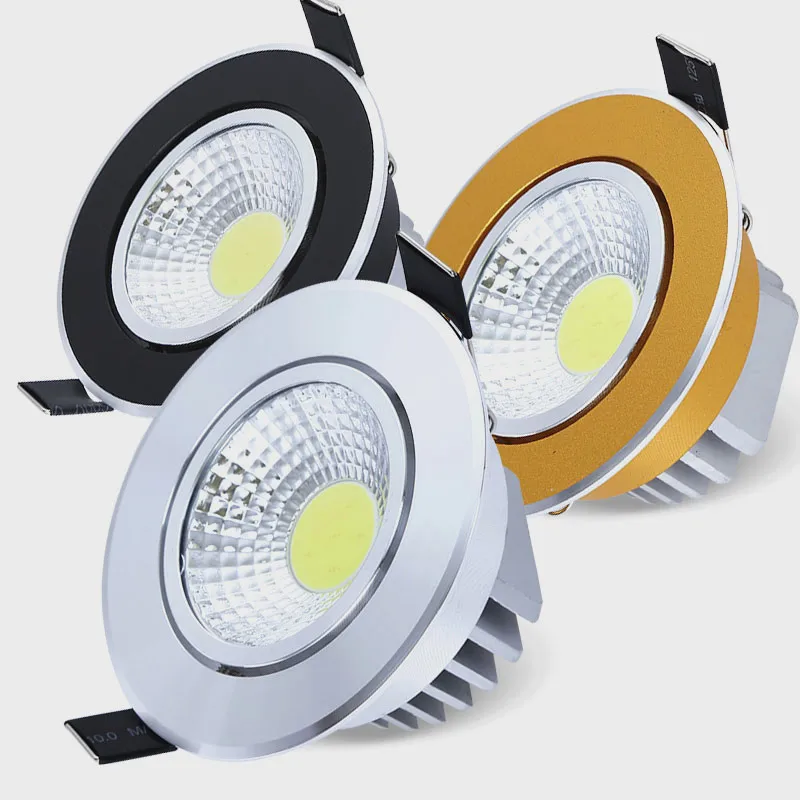 Dimmable Recessed COB LED Downlights 5W/7W/9W12W15W/18W LED Ceiling Spot Lights  - £122.00 GBP