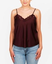 MSRP $29 Hippie Rose Juniors&#39; Vibe-Trim Camisole Purple Size Small - $14.85
