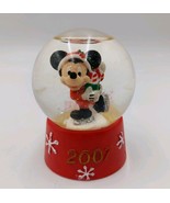 Disney Mickey Mouse Christmas Holiday Mini Snow Globe 2007 JCPenney - £11.78 GBP