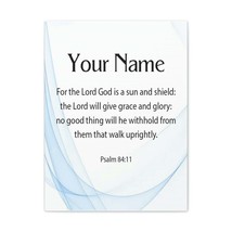  Personalized Psalm 84:11 Sun and Shield Bible Verse Canvas Chri - £60.74 GBP+