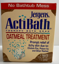 Vintage 1994 Jergens Actibath Therapy Bath Soak Oatmeal Treatment Itchy ... - £12.99 GBP
