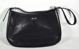 Oroton Womens Purse Vintage Black Leather Purse Shoulder Bag  - $99.00