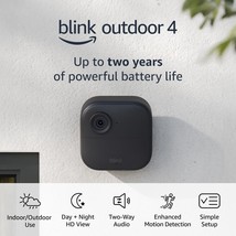 The Fourth-Generation Blink Outdoor 4 Smart Security Camera Is Wire-Free... - £183.31 GBP