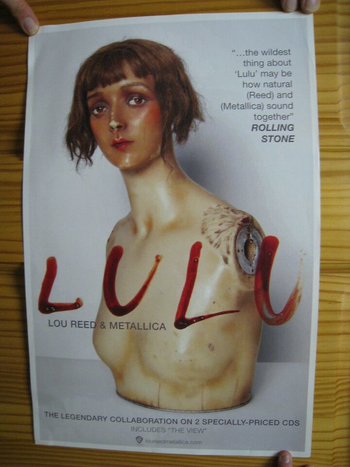 Metallica Lou Roseau Lulu Poster-
show original title

Original TextMeta... - $18.01