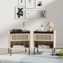 Modern Bedside Cabinet Set of 2 - Quick Assembly - £102.26 GBP