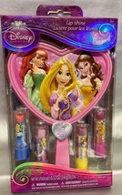 Disney Princess LIP SHINE Set Includes Hand Mirror NEW Perfect Princess Fun! - £9.76 GBP