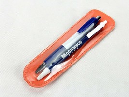 2-Pen Pocket Protector, Slender Pouch Design, Orange or Green, Sweda # VP20 - $5.95