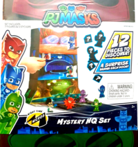 PJ Masks Mystery HQ Hasbro Set Comes With 7 Figures and 5 Stickers To Discover - £17.79 GBP