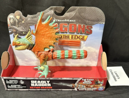 Dreamworks Dragons Deadly Nadder Race to the Edge Red Turquoise Tail twist spike - £41.07 GBP