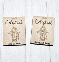 Customizable &#39;Think Celestial&#39; Magnet: LDS Church Item - $4.75