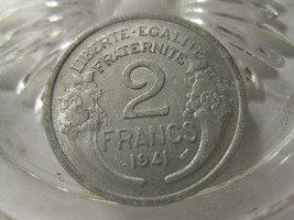  (FC-1129) 1941 France: 2 Francs - cornucopia; wing mark - $2.75