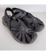KEEN Rose Slingback Black Gray Suede Strap Sandals-Closed Toe Womens sz 9 - $49.49