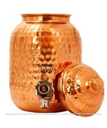 Copper Hammered Designer Joint Free Water Pot  2Ltr - $1,574.71 MXN