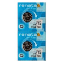 Renata 395 SR927SW Batteries - 1.55V Silver Oxide 395 Watch Battery (10 Count) - £4.74 GBP+