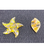 Lot of starfish glass blown swirled and clear glass shell swirled - £7.79 GBP