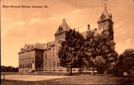 Sepia Picture POSTCARD-STATE Normal SCHOOL-GORHAM-ME-EARLY 1900&#39;s BK34 - £3.98 GBP